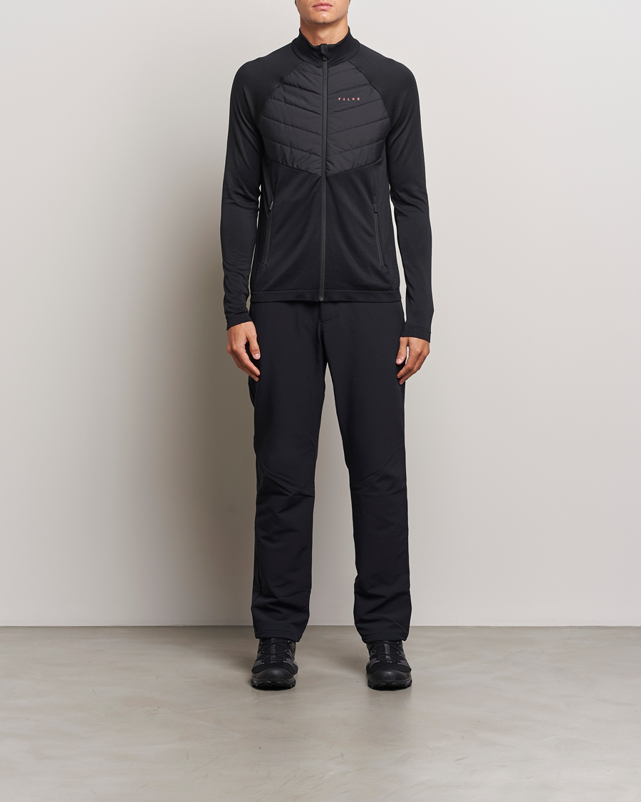 Herren | Pullover | Falke Sport | Running Jacket Black