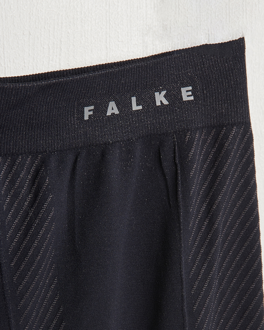 Herren | Unterwäsche | Falke Sport | 3/4 Warm Tights Black
