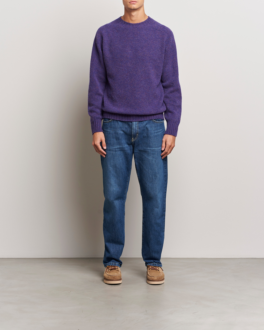 Herren | Pullover | Howlin' | Brushed Wool Sweater Lavender