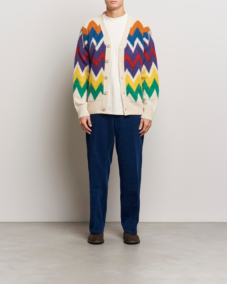 Herren | Pullover | Howlin' | Brushed Wool Cardigan Ecru