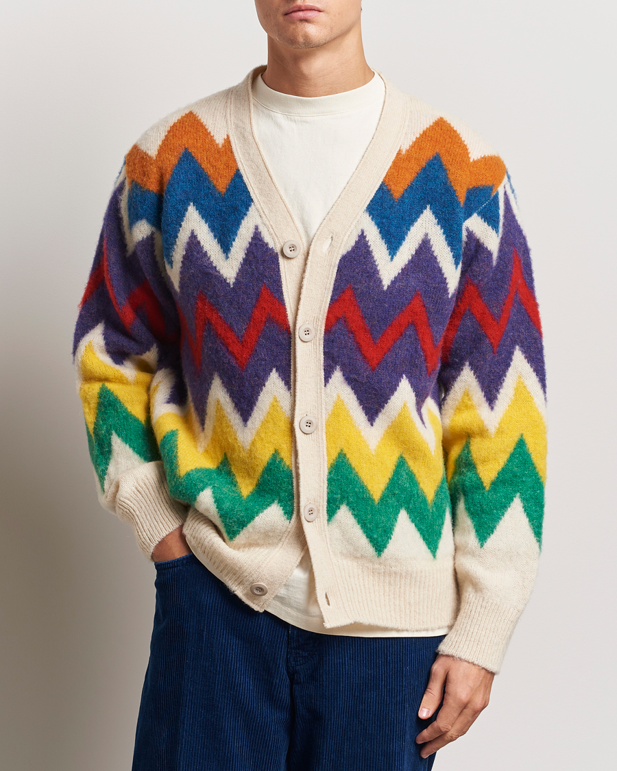 Herren | Pullover | Howlin' | Brushed Wool Cardigan Ecru