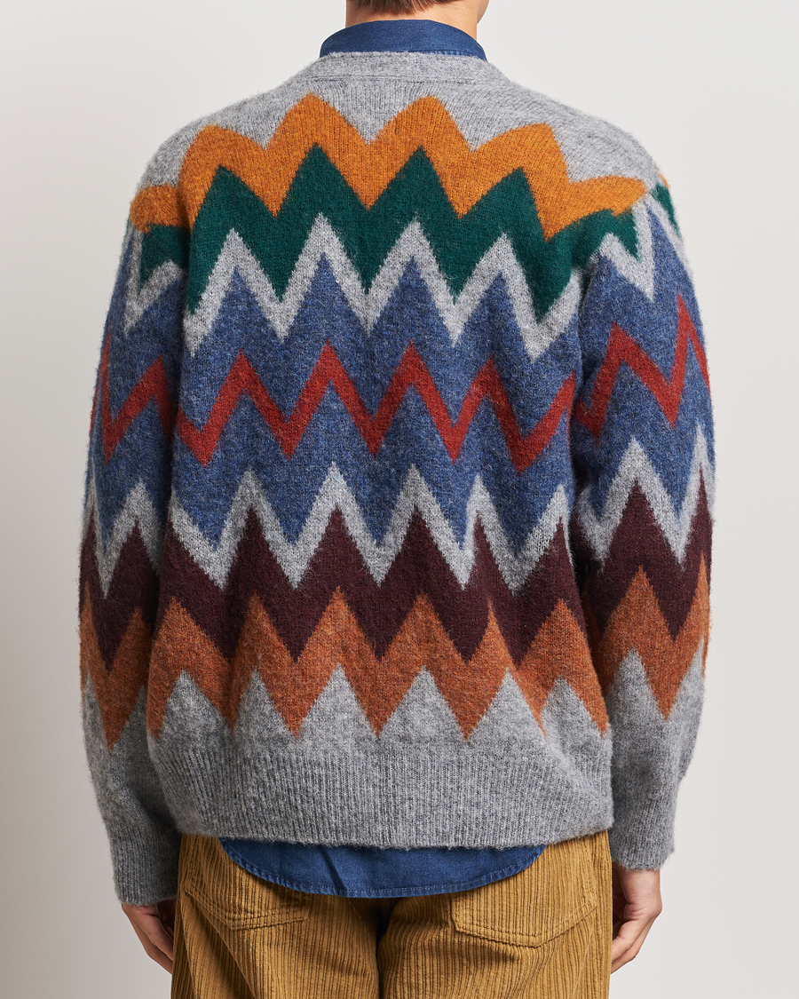 Herren | Pullover | Howlin' | Brushed Wool Cardigan Med Grey