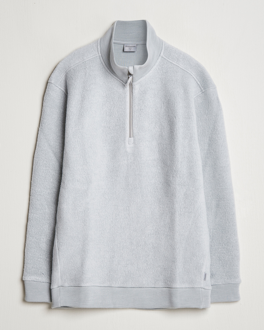 Herren | Pullover | Houdini | Alto Wool/Tencel Half Zip Cloudy Grey