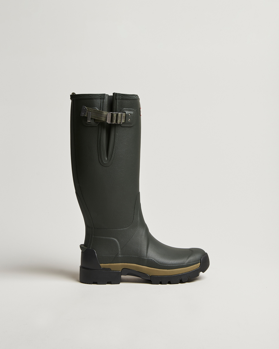 Herren | Galoschen & Gummistiefel | Hunter | Boots Balmoral Side Adjustable Neo Boot Dark Olive