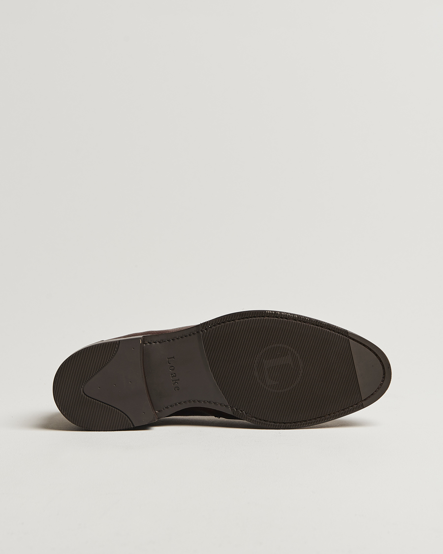 Herren | Loafer | Loake Shoemakers | Loake 1880 Imperial Grained Penny Loafer Dark Brown
