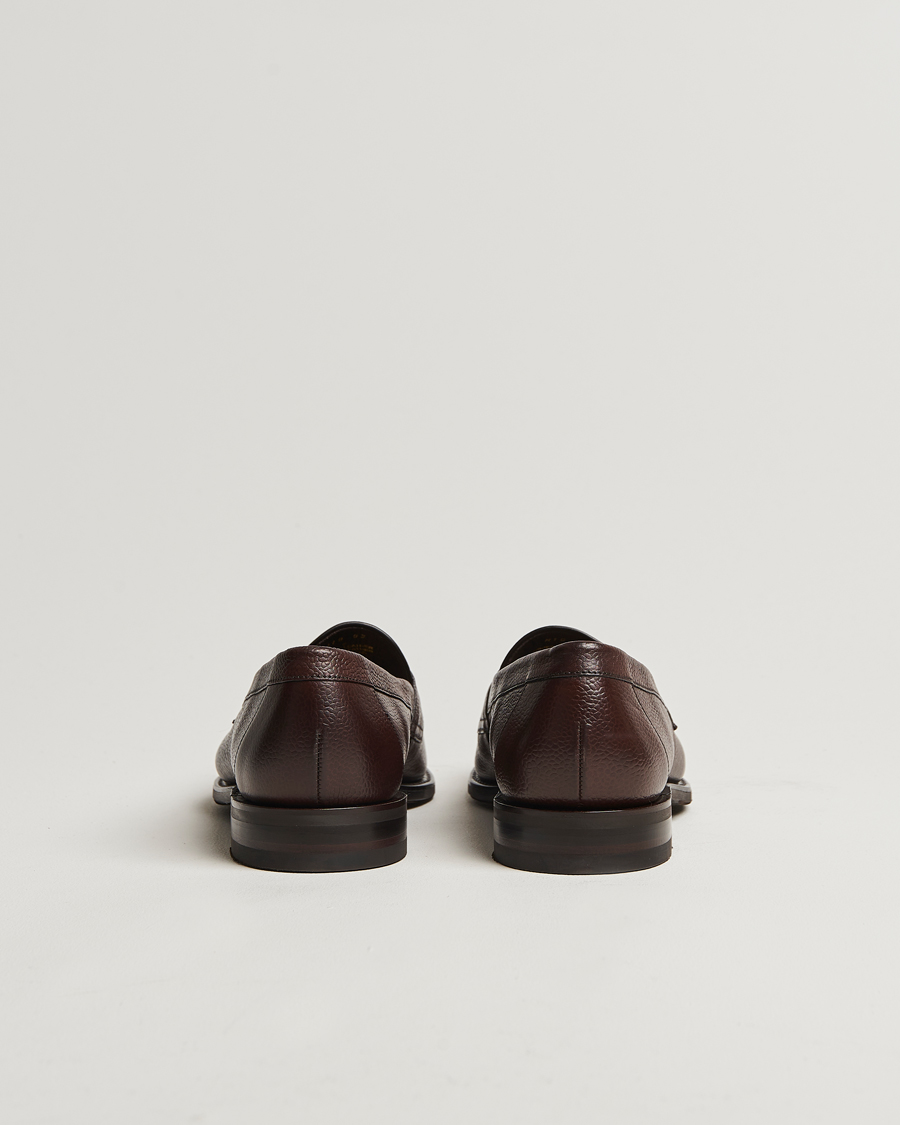 Herren | Loafer | Loake Shoemakers | Loake 1880 Imperial Grained Penny Loafer Dark Brown