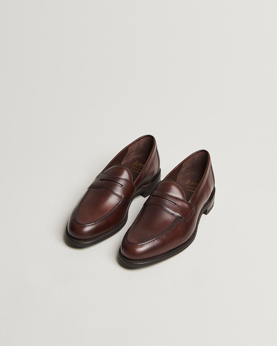 Herren | Loafer | Loake Shoemakers | Loake 1880 Imperial Penny Loafer Dark Brown