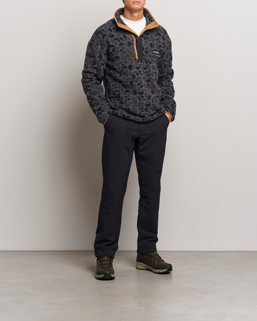 Herren | Pullover | Columbia | Helvetia Printed Half Snap Fleece Black