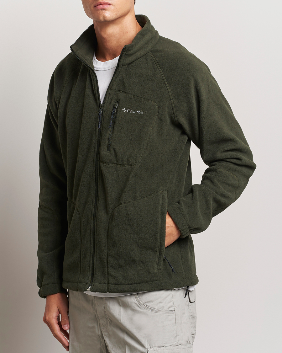 Herren | Pullover | Columbia | Fast Trek II Full Zip Fleece Greenscape