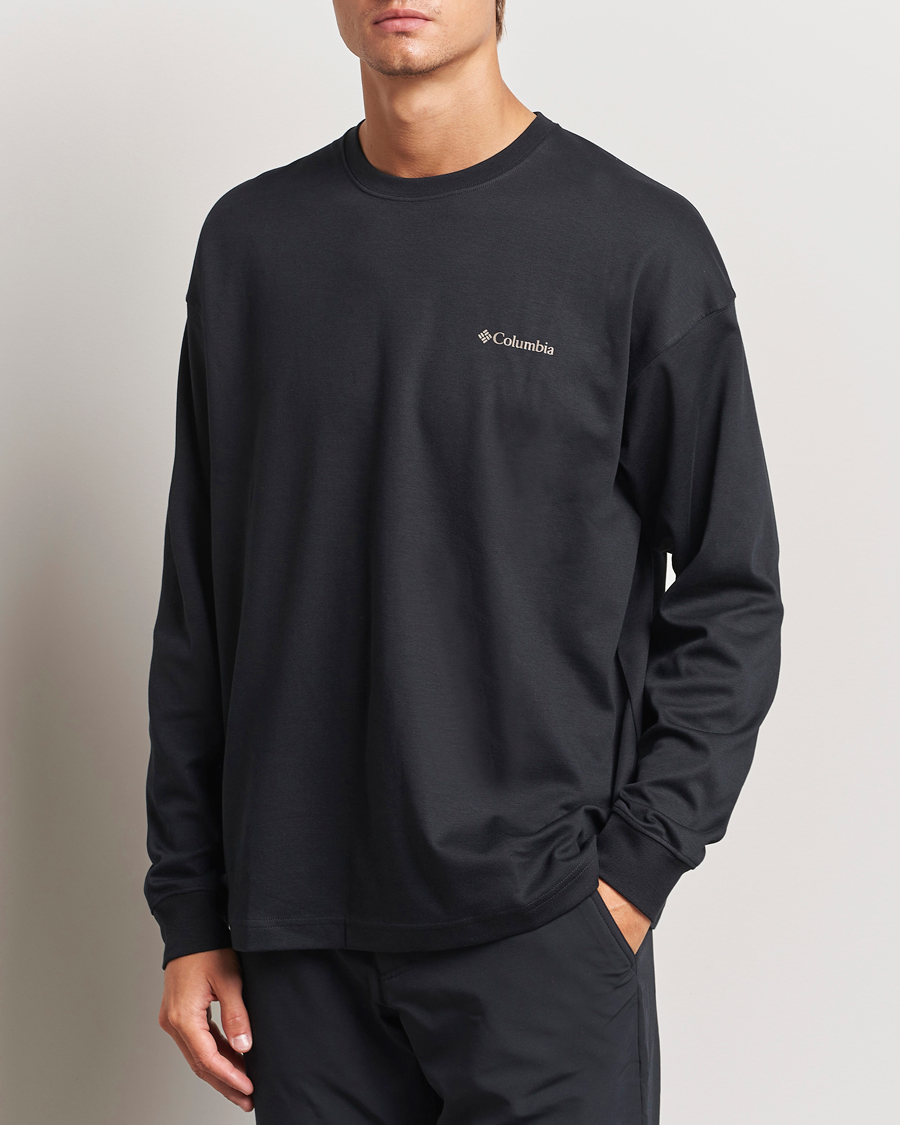 Herren | T-Shirts | Columbia | Duxbery Relaxed Long Sleeve T-Shirt Black