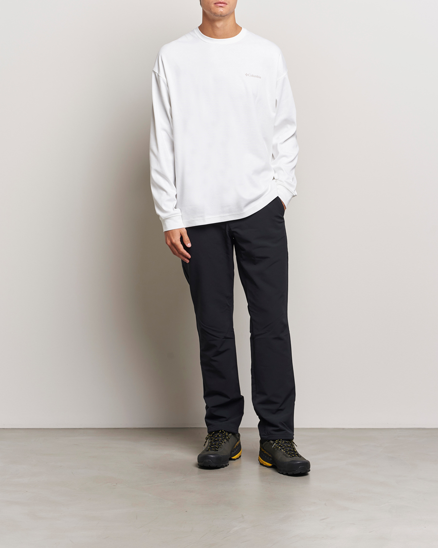 Herren | T-Shirts | Columbia | Duxbery Relaxed Long Sleeve T-Shirt White
