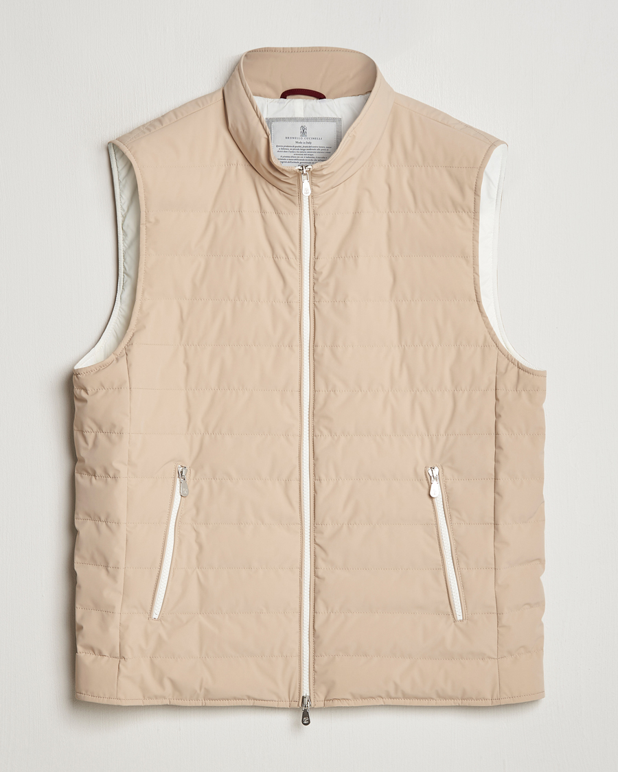 Herren | Jacken | Brunello Cucinelli | Nylon Gilet Sand