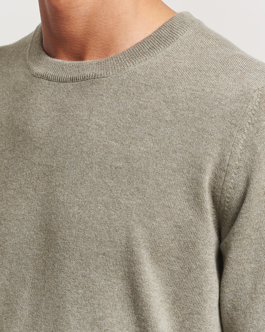 Herren | Pullover | Brunello Cucinelli | 2 Ply Cashmere Pullover Olive
