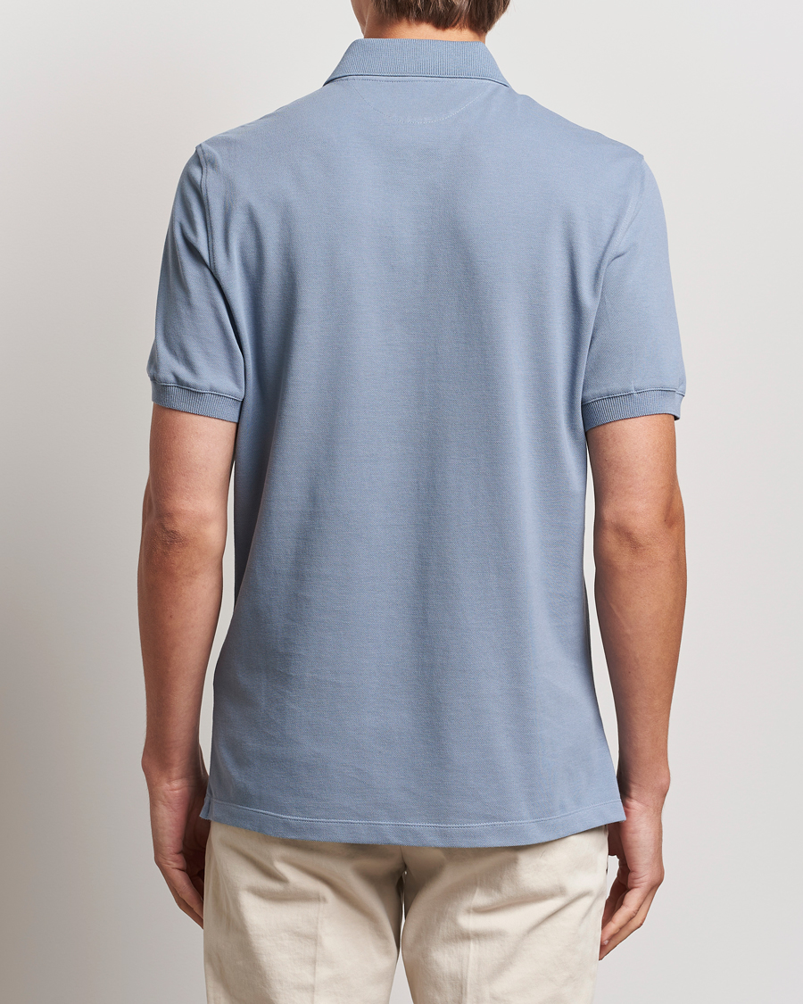 Herren | Poloshirts | Brunello Cucinelli | Short Sleeve Logo Polo Celestial