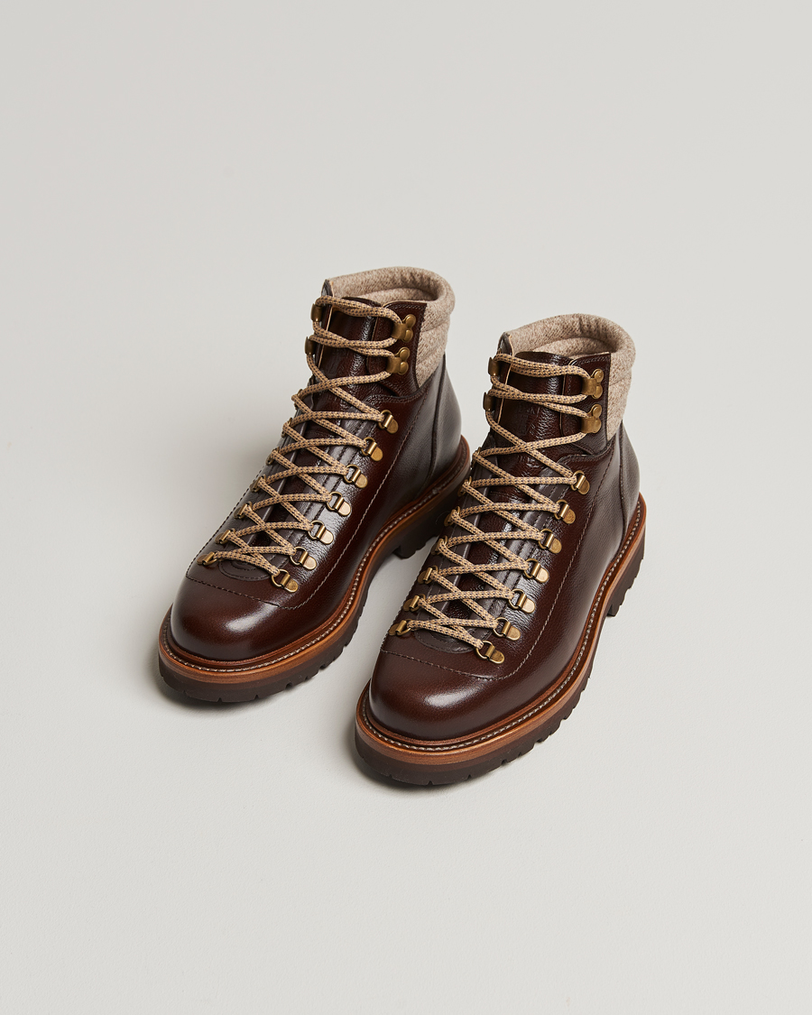 Herren | Brunello Cucinelli Winter Boots Dark Brown Calf | Brunello Cucinelli | Winter Boots Dark Brown Calf