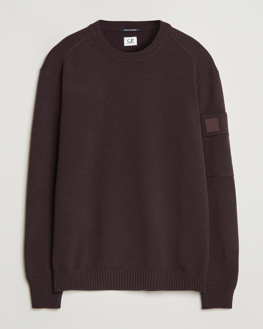 Herren | Pullover | C.P. Company | Metropolis Knitted Crew Neck Brown