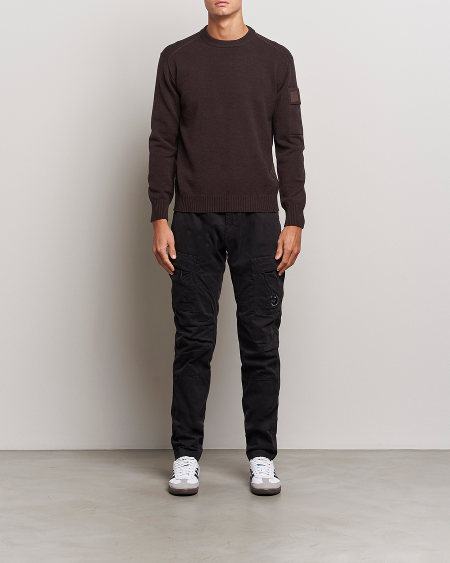 Herren | Pullover | C.P. Company | Metropolis Knitted Crew Neck Brown