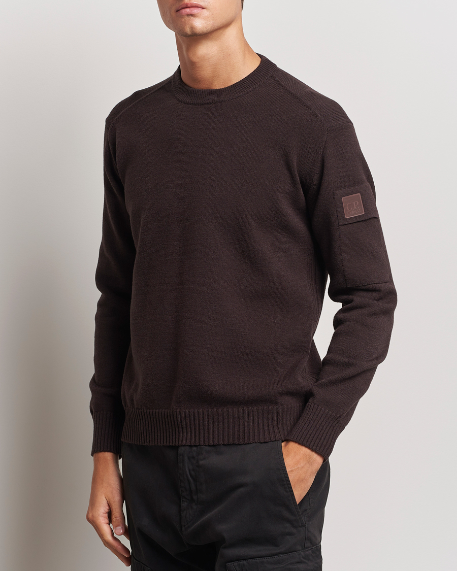 Herren | Pullover | C.P. Company | Metropolis Knitted Crew Neck Brown