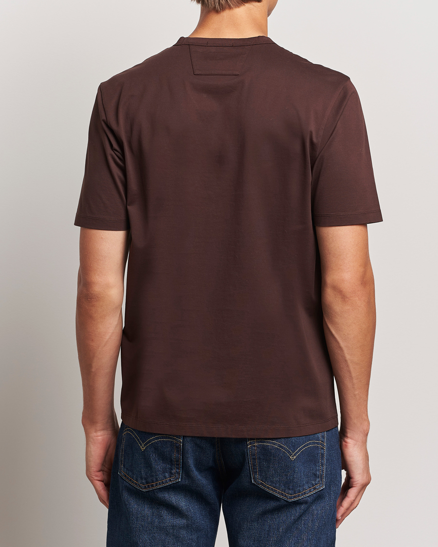 Herren | T-Shirts | C.P. Company | Metropolis Mercerized Chest Logo T-Shirts Brown