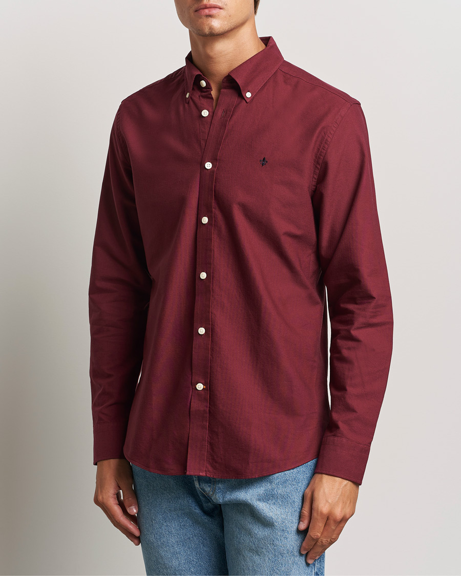 Herren | Hemden | Morris | Douglas Oxford Shirt Wine Red