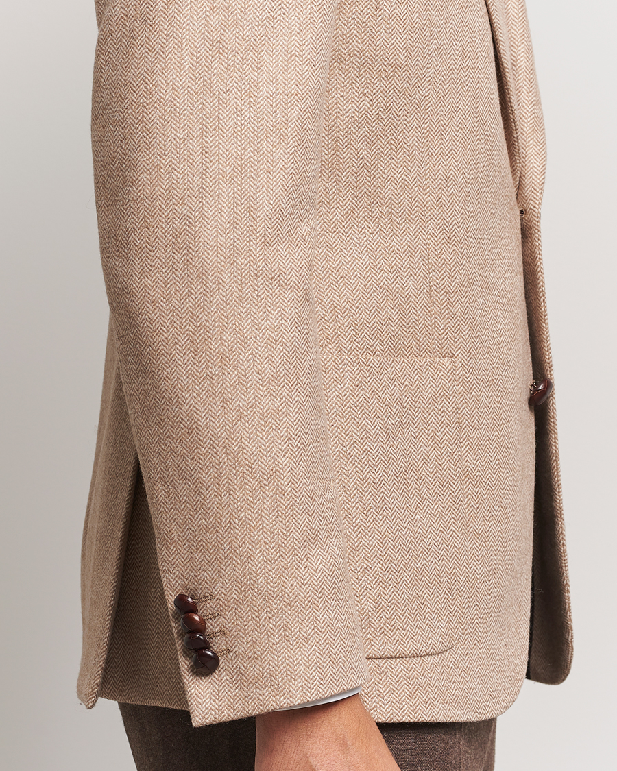Herren | Sakkos | Morris | Tweed Herringbone Blazer Brown