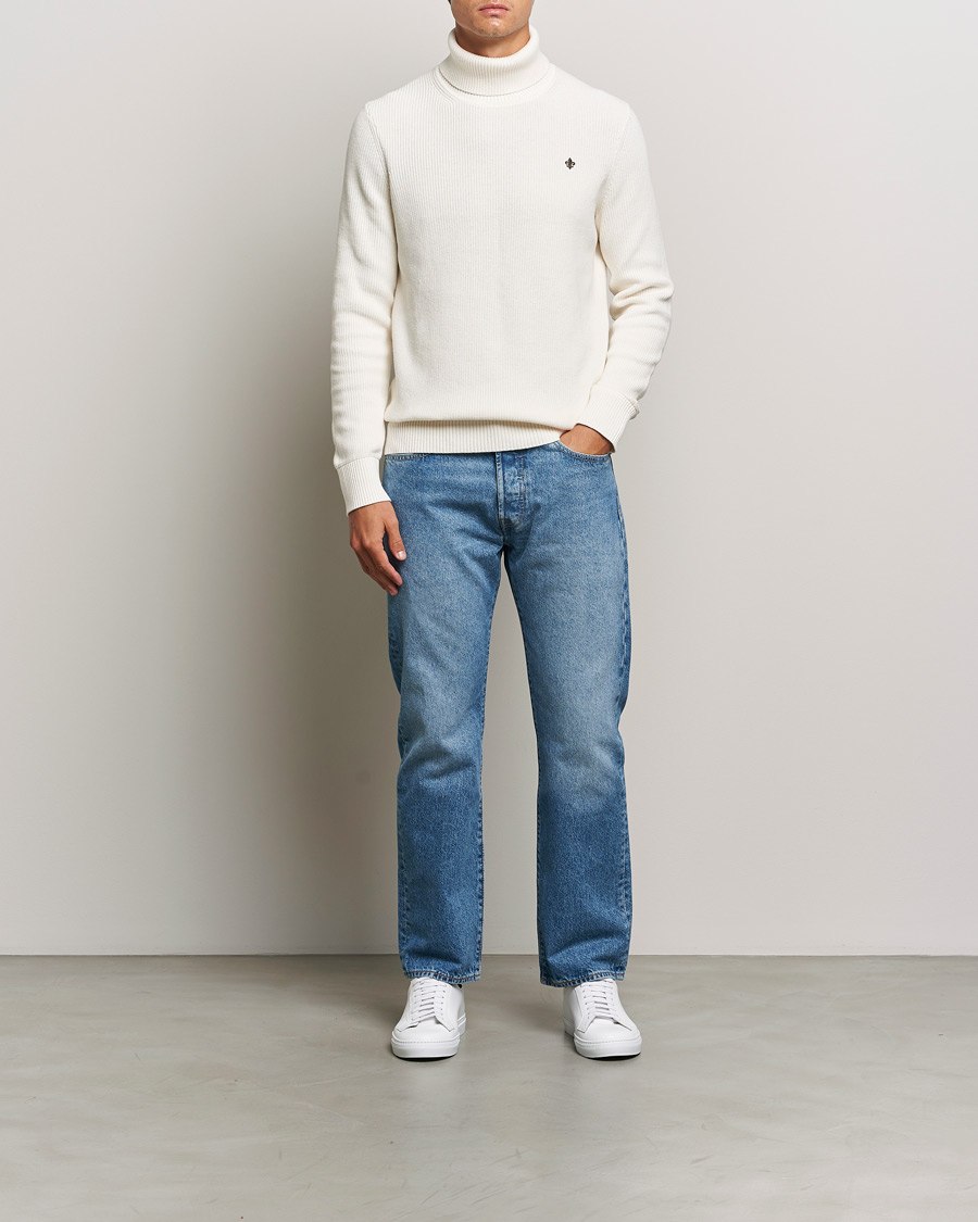 Herren | Pullover | Morris | Bernard Cotton Rollneck White