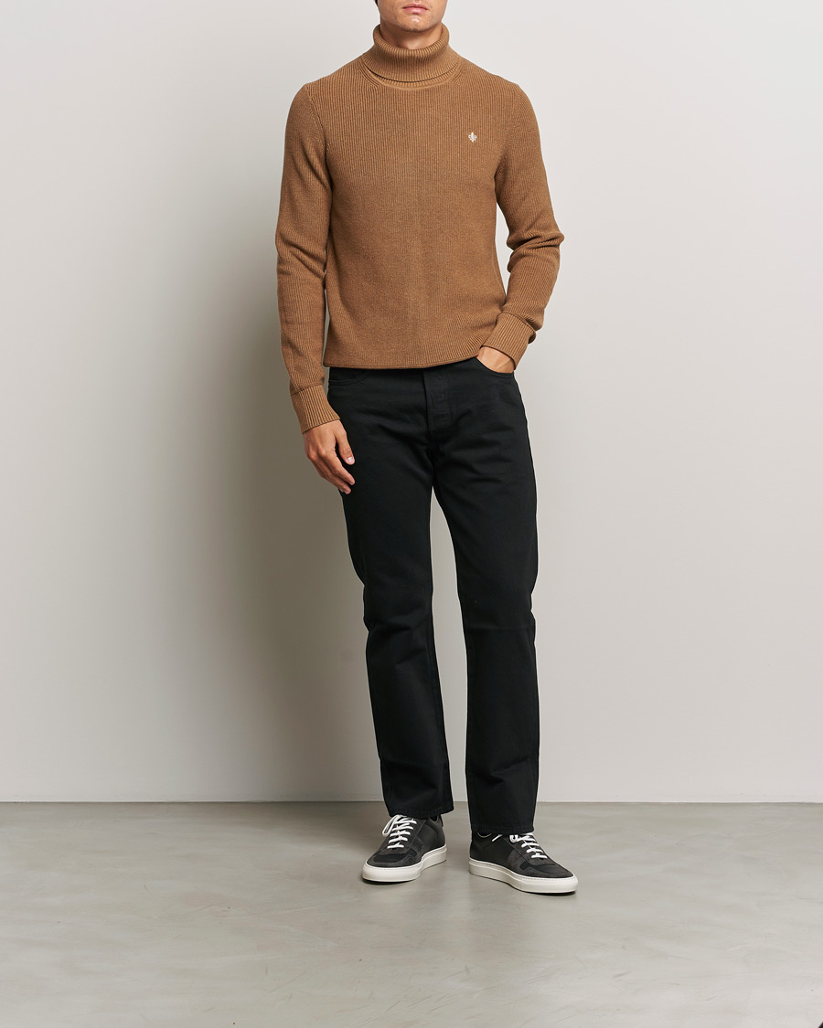 Herren | Pullover | Morris | Bernard Cotton Rollneck Camel