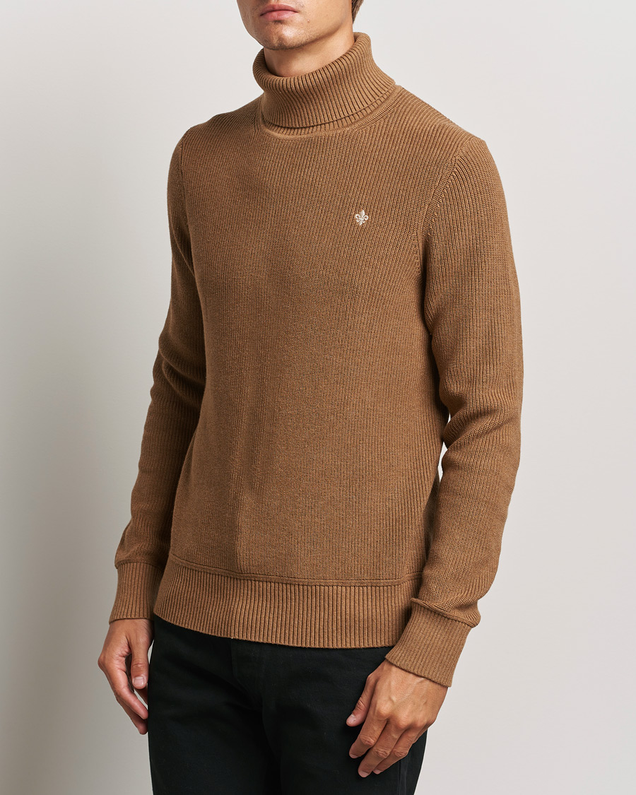 Herren | Pullover | Morris | Bernard Cotton Rollneck Camel