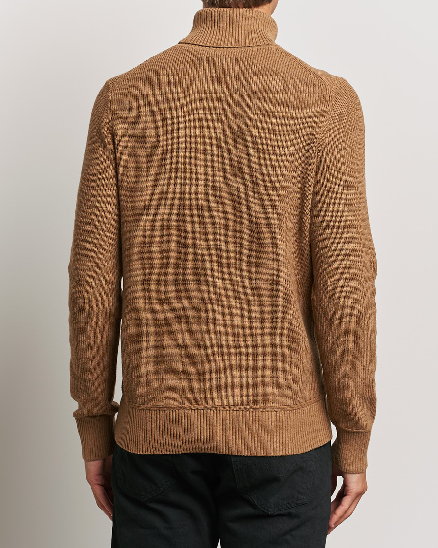 Herren | Pullover | Morris | Bernard Cotton Rollneck Camel