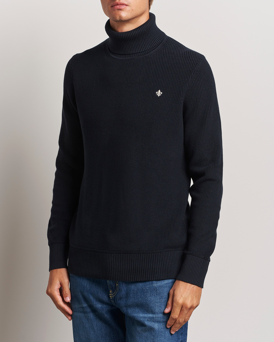 Herren | Pullover | Morris | Bernard Cotton Rollneck Blue