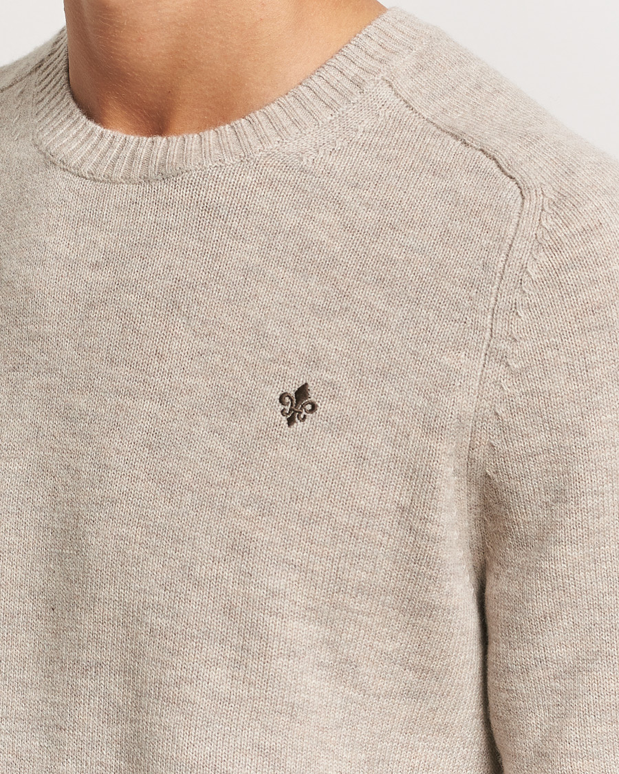 Herren | Pullover | Morris | Hertford Merino Crew Neck Khaki