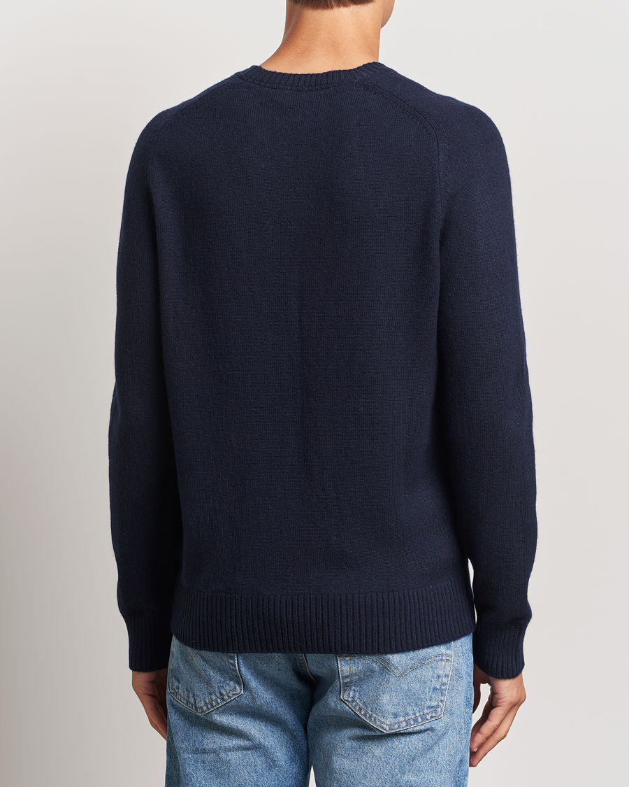 Herren | Pullover | Morris | Hertford Merino Crew Neck Navy
