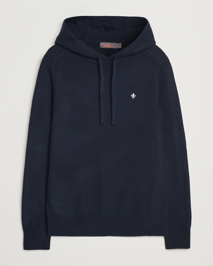 Herren | Pullover | Morris | Hertford Merino Hoodie Navy