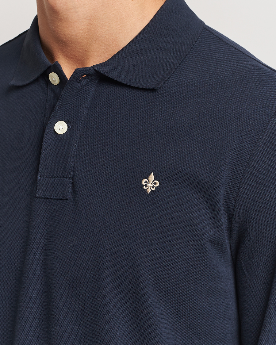 Herren | Pullover | Morris | Camden Long Sleeve Polo Blue