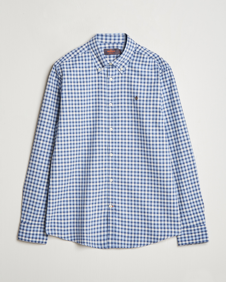 Herren | Hemden | Morris | Watts Check Flannel Shirt Blue
