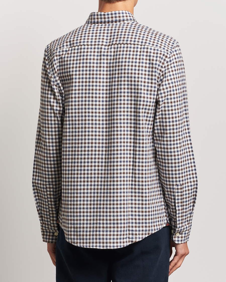 Herren | Hemden | Morris | Watts Check Flannel Shirt Brown