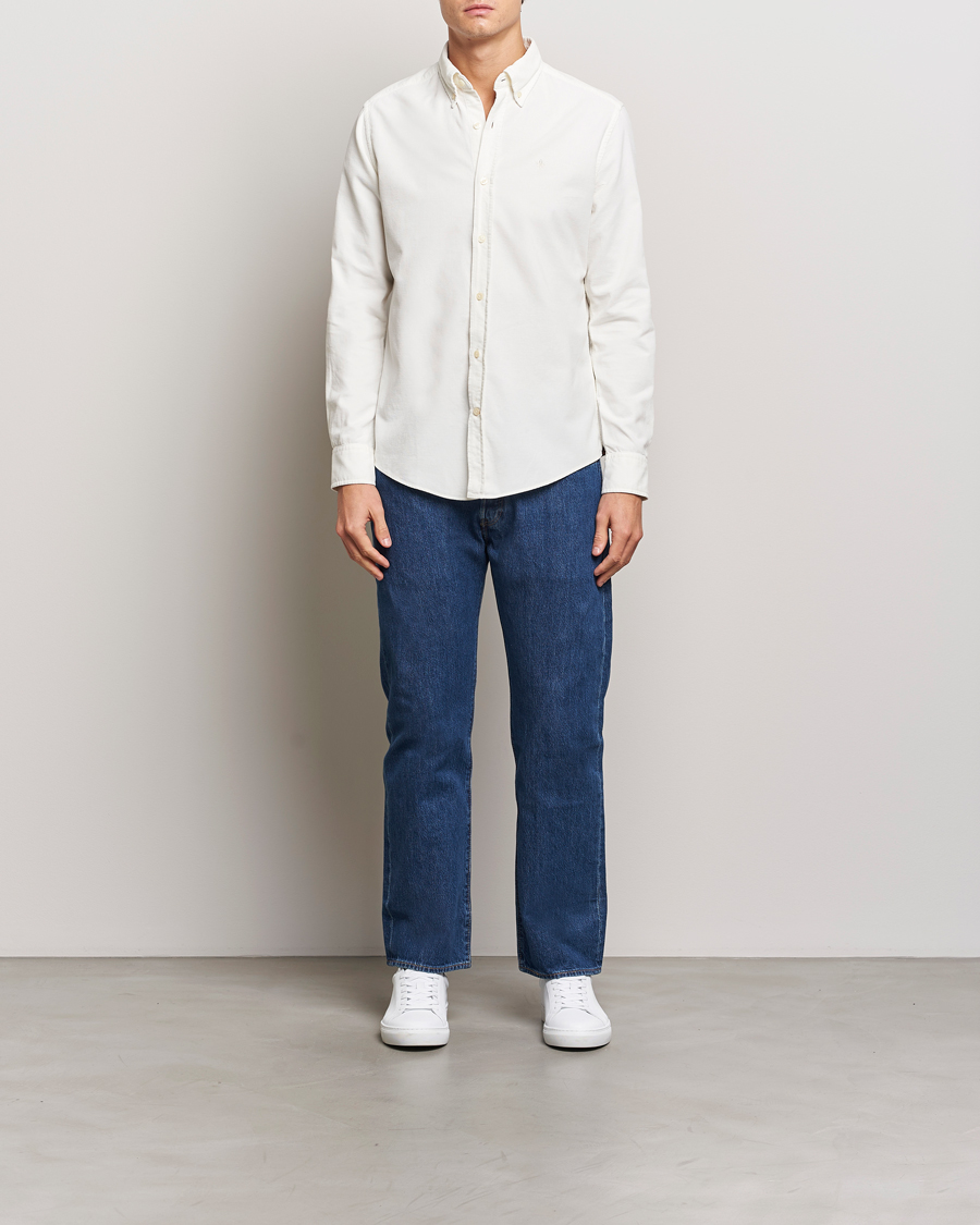 Herren | Hemden | Morris | Douglas Corduroy Shirt Off White
