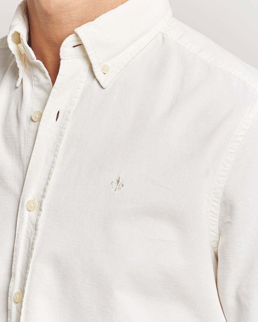 Herren | Hemden | Morris | Douglas Corduroy Shirt Off White