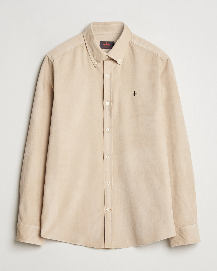 Herren | Hemden | Morris | Douglas Corduroy Shirt Khaki