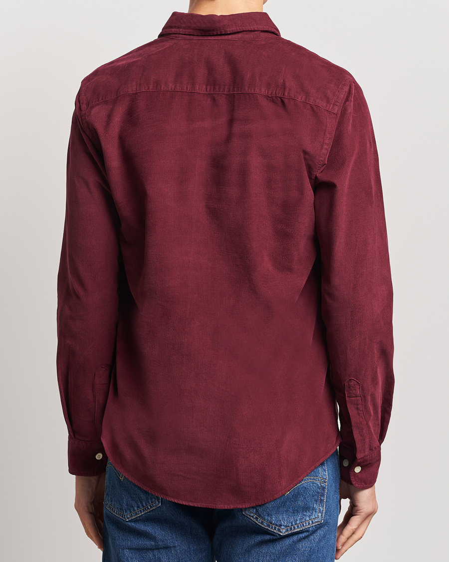 Herren | Hemden | Morris | Douglas Corduroy Shirt Wine Red