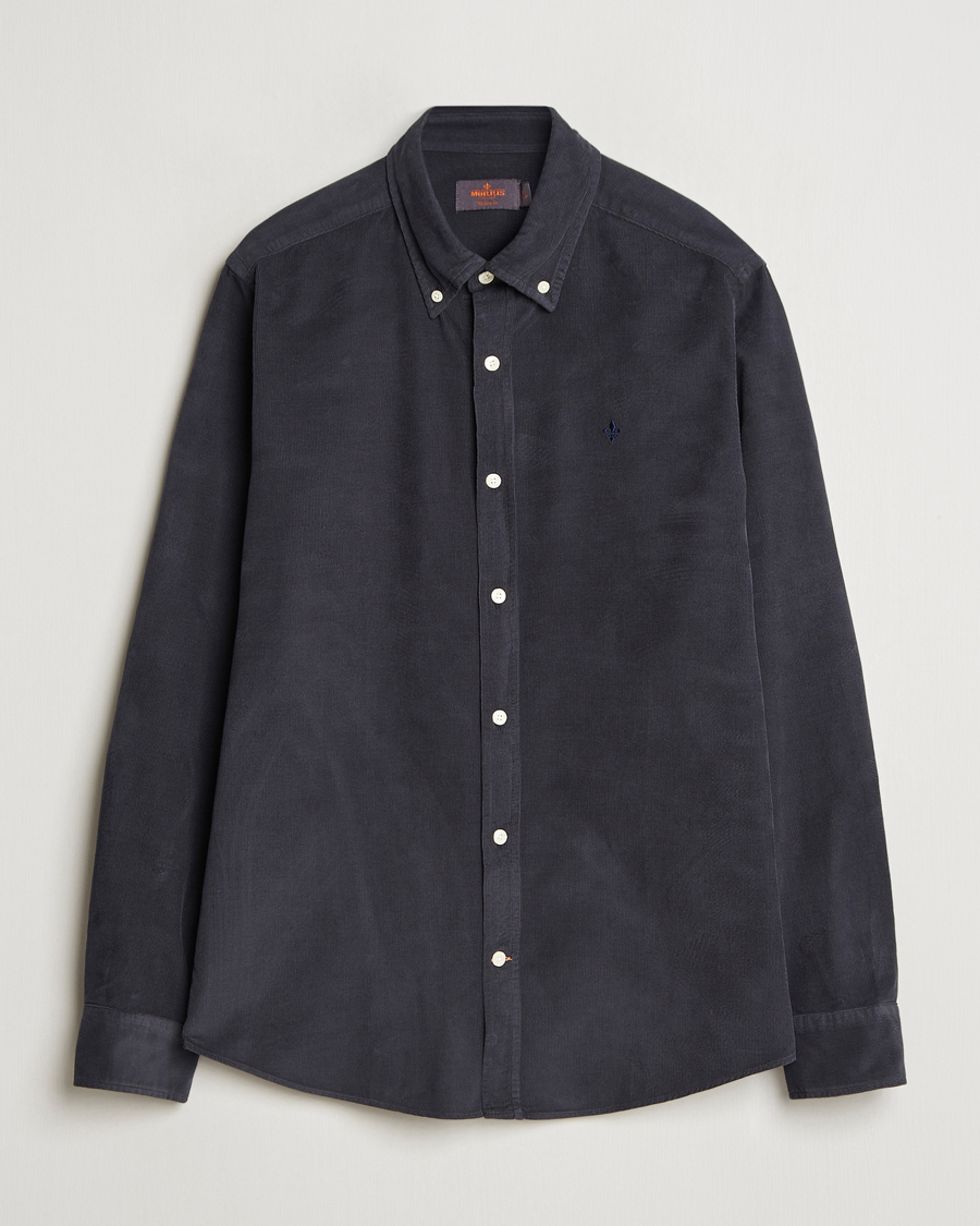Herren | Hemden | Morris | Douglas Corduroy Shirt Navy