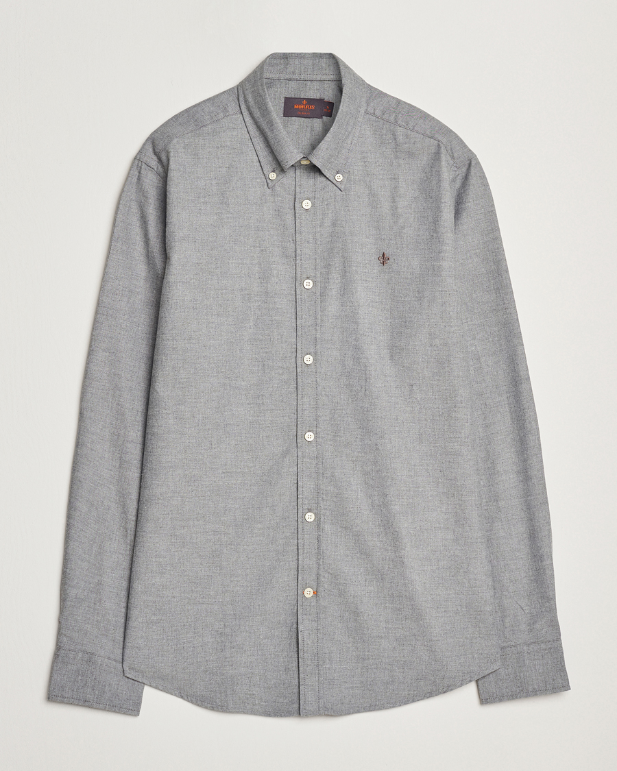 Herren | Hemden | Morris | Watts Flannel Shirt Grey