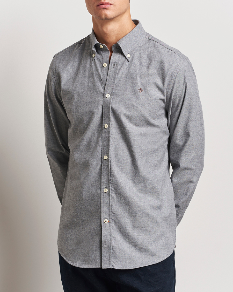 Herren | Hemden | Morris | Watts Flannel Shirt Grey