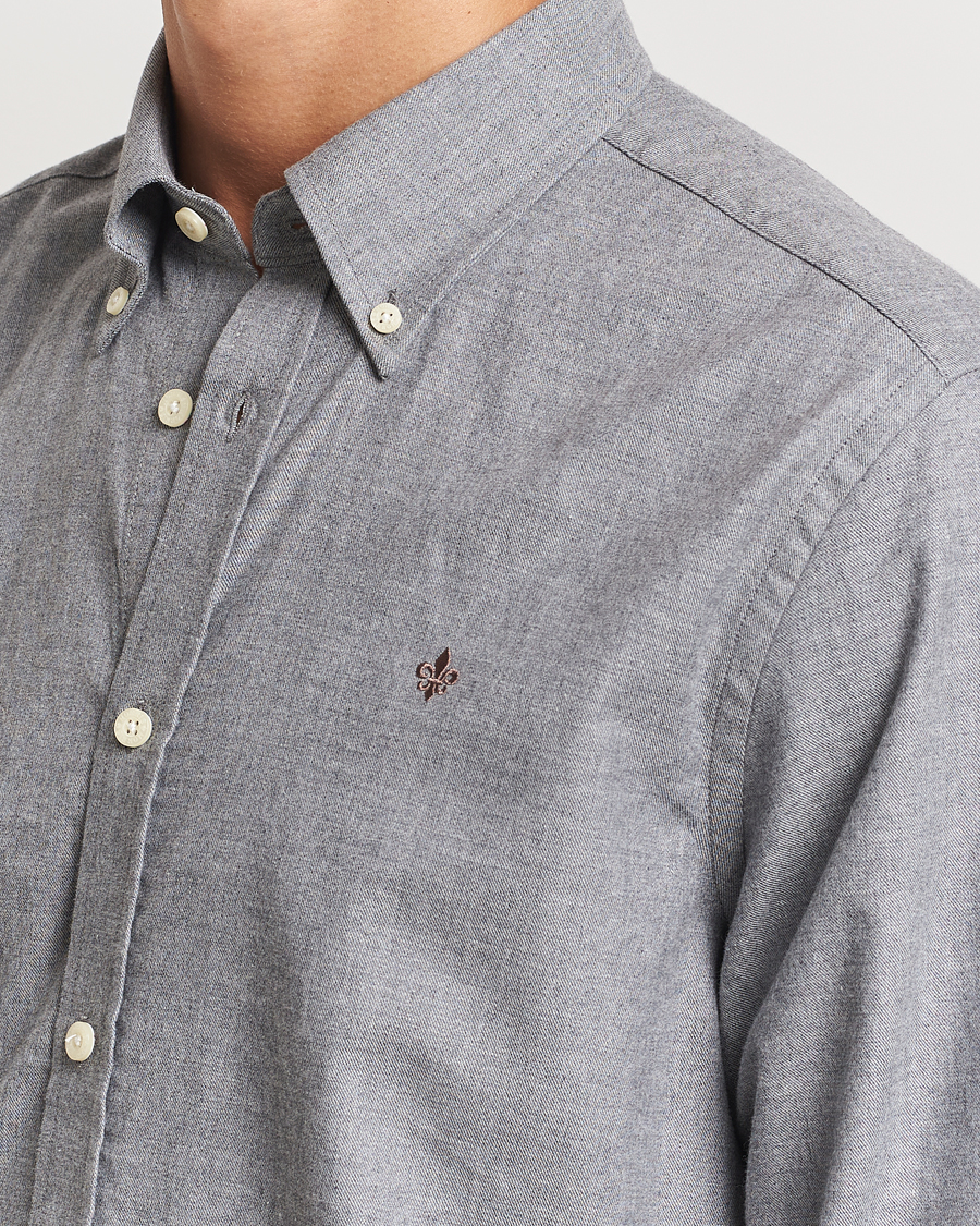 Herren | Hemden | Morris | Watts Flannel Shirt Grey