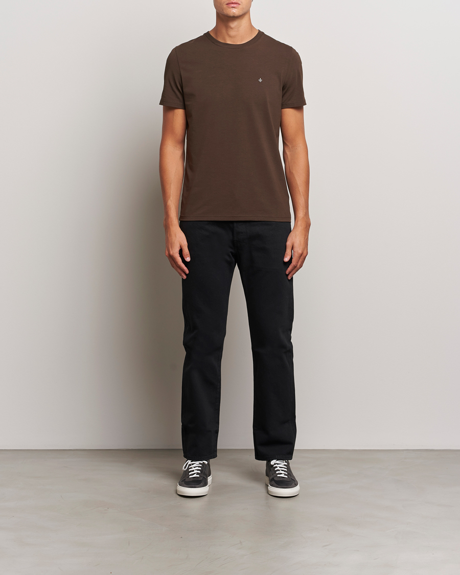 Herren | T-Shirts | Morris | James Crew Neck Tee Brown