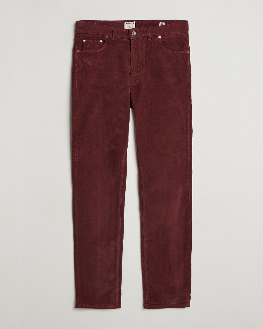 Herren | Hosen | Morris | James Corduroy 5-Pocket Pant Wine Red