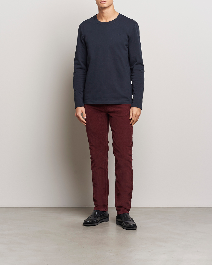 Herren | Hosen | Morris | James Corduroy 5-Pocket Pant Wine Red