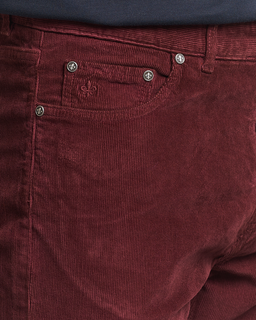 Herren | Hosen | Morris | James Corduroy 5-Pocket Pant Wine Red