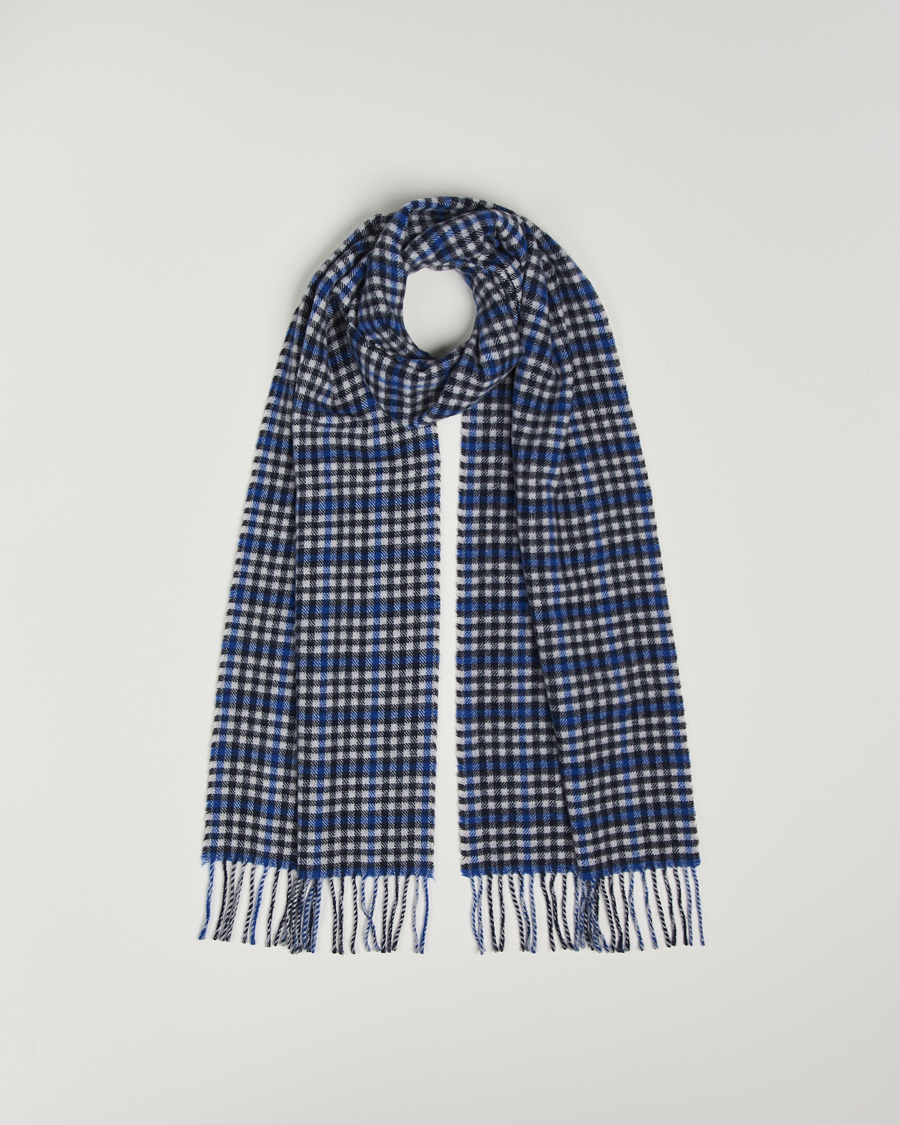 Herren | Morris Barry Check Scarf Grey | Morris | Barry Check Scarf Grey