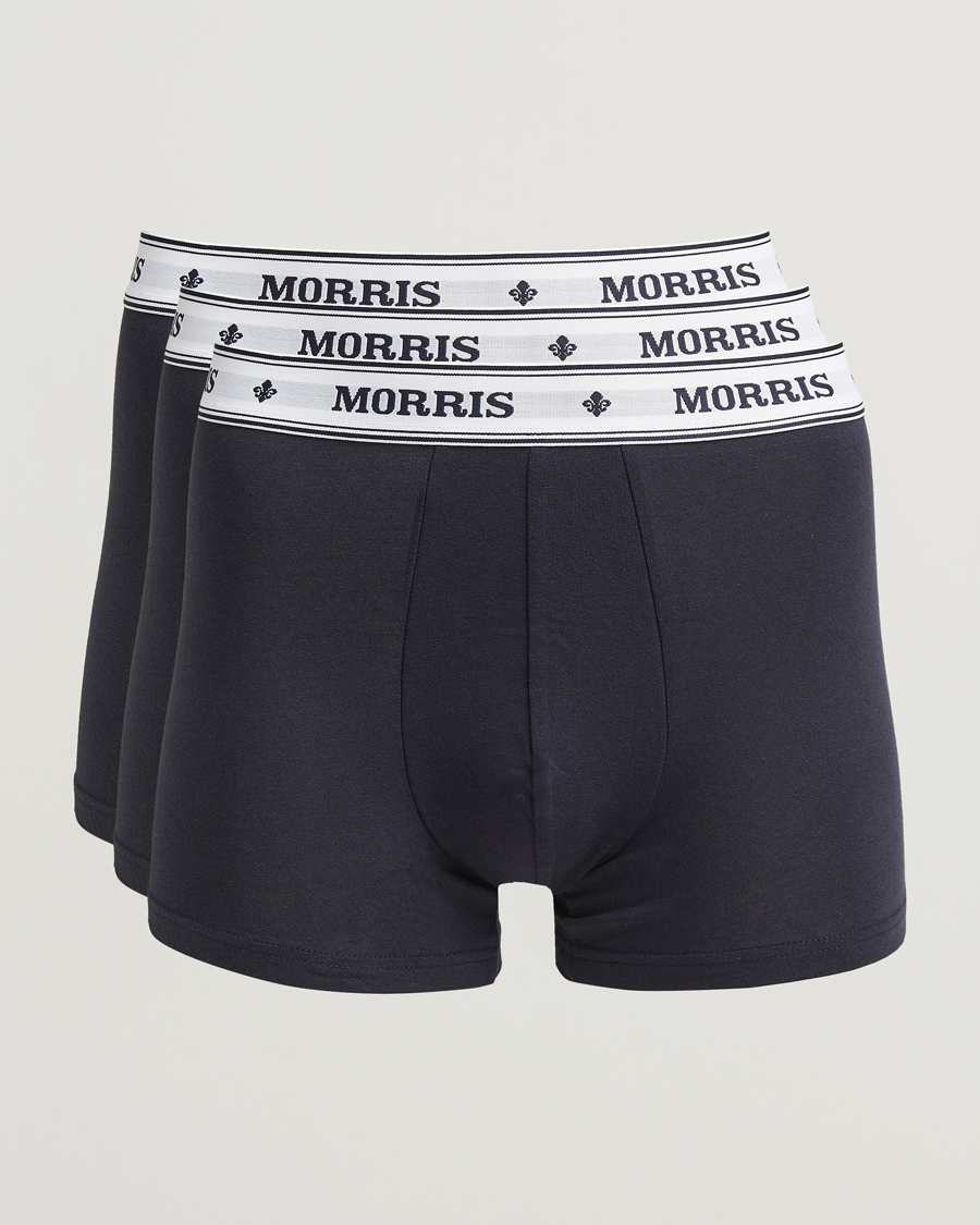 Herren | Unterwäsche | Morris | Boxer Brief 3-Pack Old Blue
